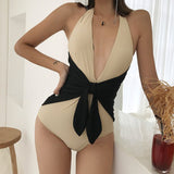 Women's retro one - piece bikini - Aqova