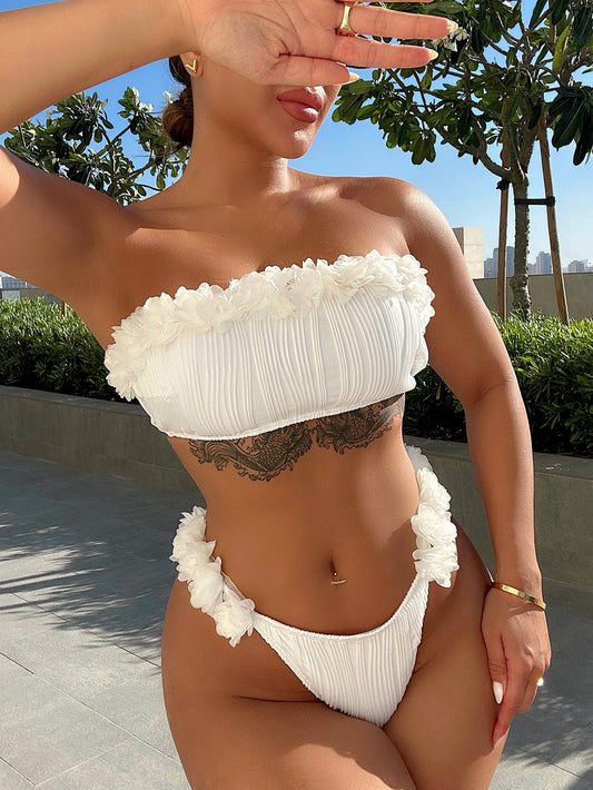 Women's Seperated Swimwear Tube Top Bikini - Aqova