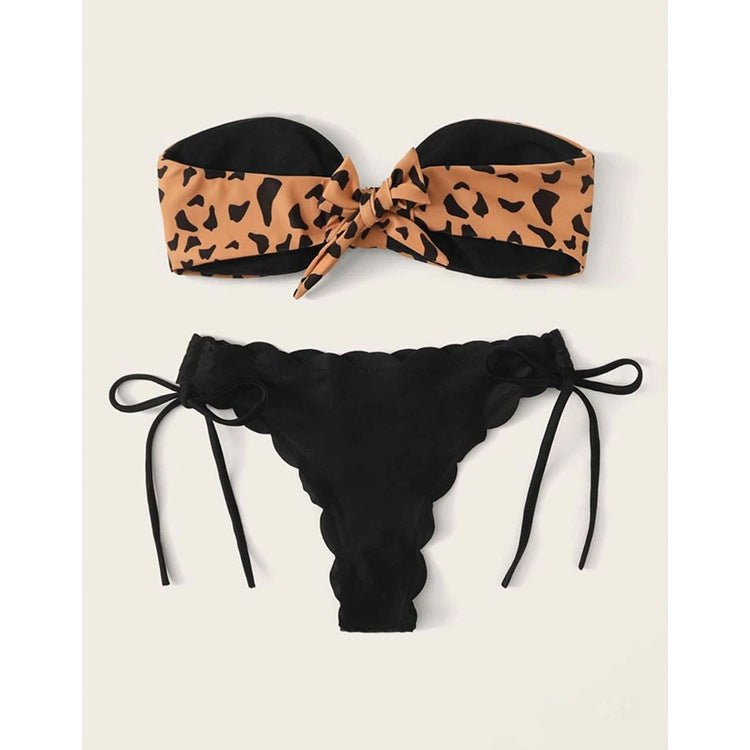 Women's Split Swimwear - Stylish Bikini Suit, Comfortable Nylon Fabric - Aqova