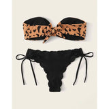 Women's Split Swimwear - Stylish Bikini Suit, Comfortable Nylon Fabric - Aqova