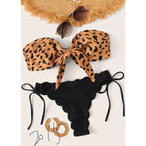 Women's Split Swimwear - Stylish Bikini Suit, Comfortable Nylon Fabric - Aqova