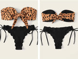 Women's Split Swimwear - Stylish Bikini Suit, Comfortable Nylon Fabric - Aqova