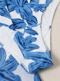 Women's Swimsuit Split Print High Waist Triangle - Aqova